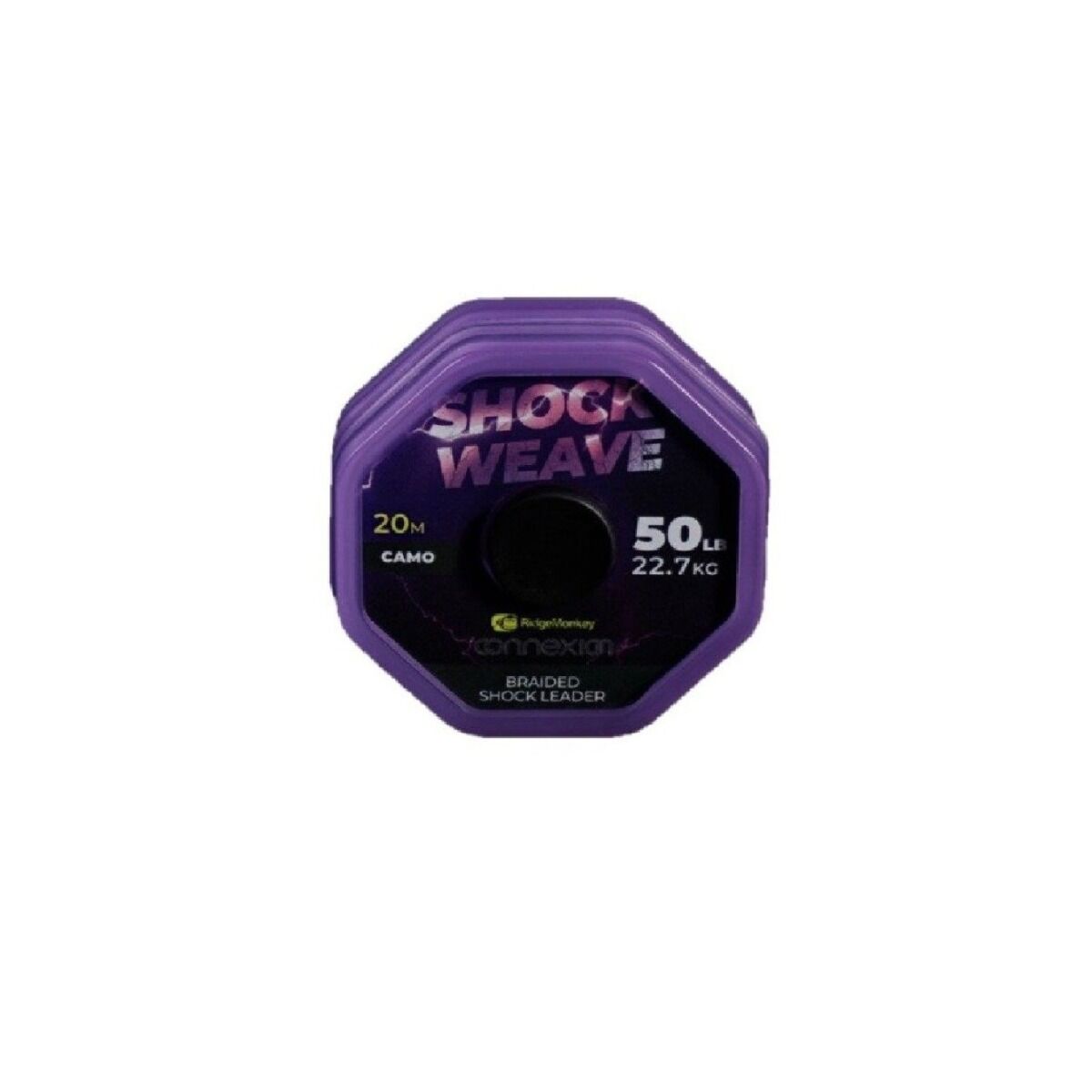 Ridgemonkey - Connexion Shock Weave Braided Shock Leader - 50Lb