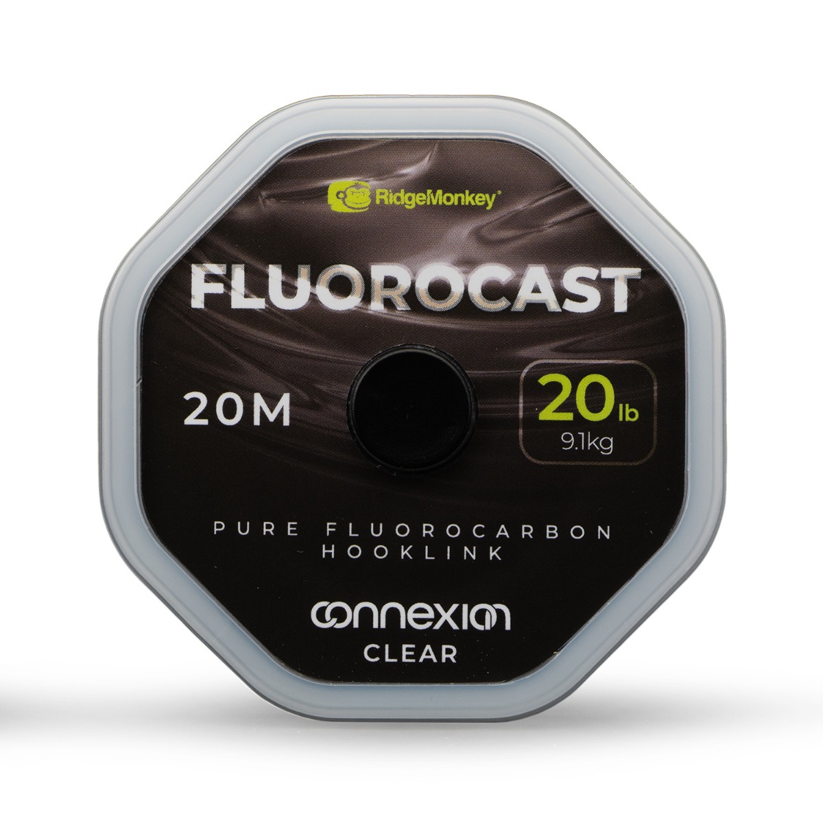 Ridgemonkey - Fluorocast Fluorocarbon Hooklink 20Lb 0.45Mm 20M Clear