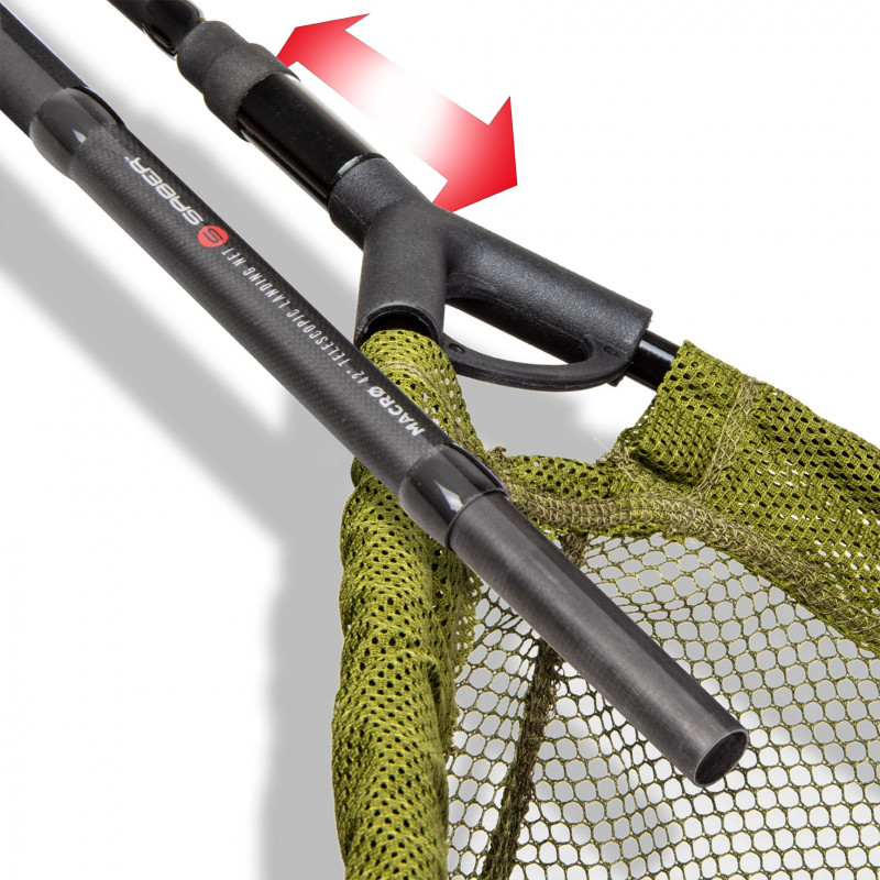 Saber Light - 42" Macro Tele Landing Net & Staff