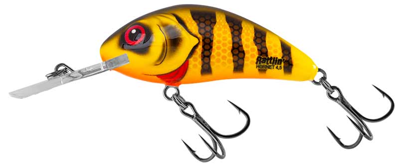 Salmo - Rattlin Hornet 4.5cm Floating Lures-Chartreuse