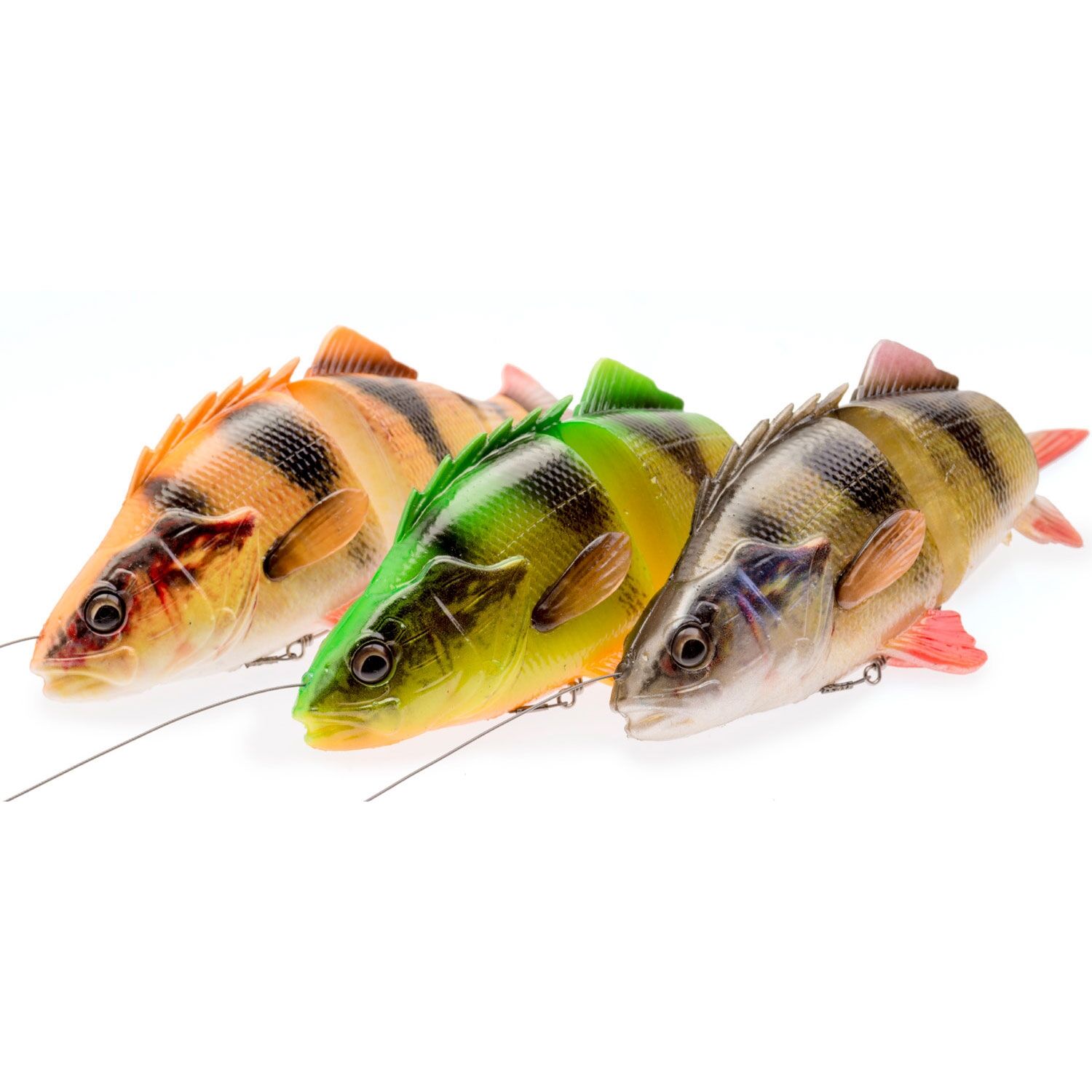 Savage Gear - 4D Perch Shad-Firetiger-12.5cm 25g