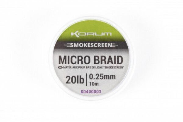 Korum - Smokescreen Micro Braid-10Lb