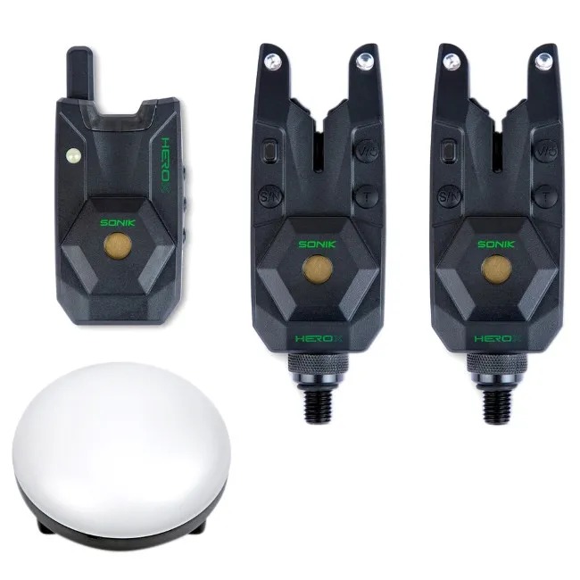 Sonik Light/Red - Herox Bite Alarm Set 2+1+Bl (R B)