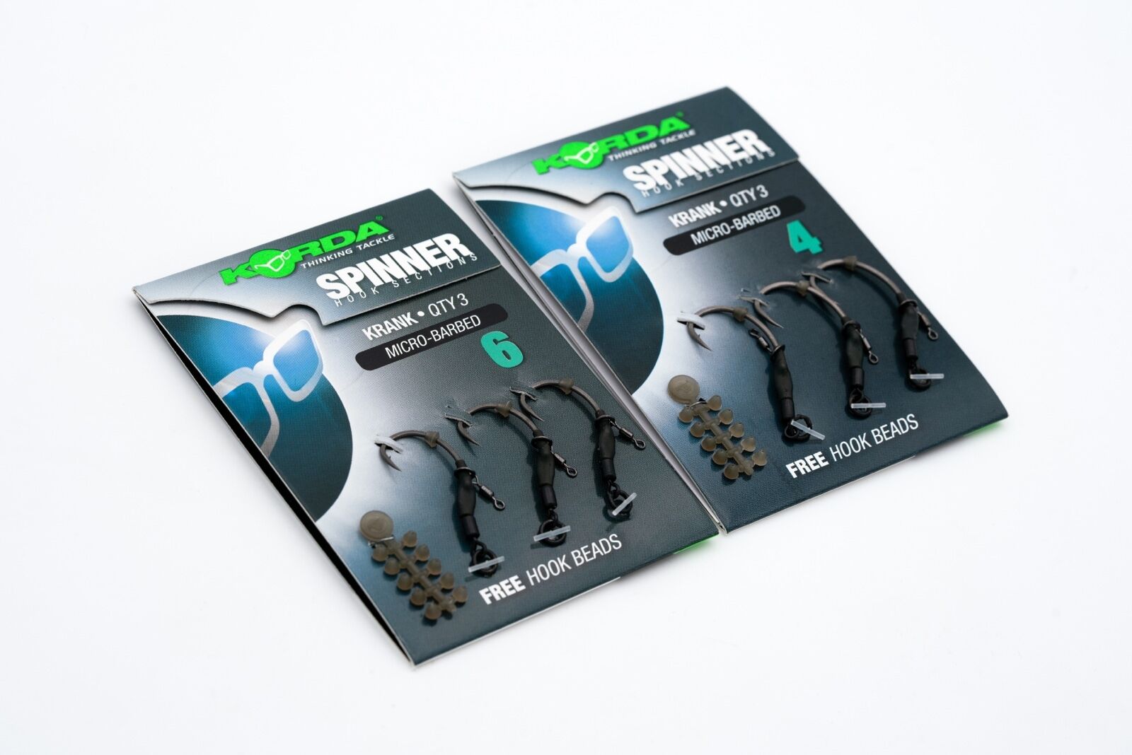 Korda - Spinner Hook Sections - Krank-6-Barbless