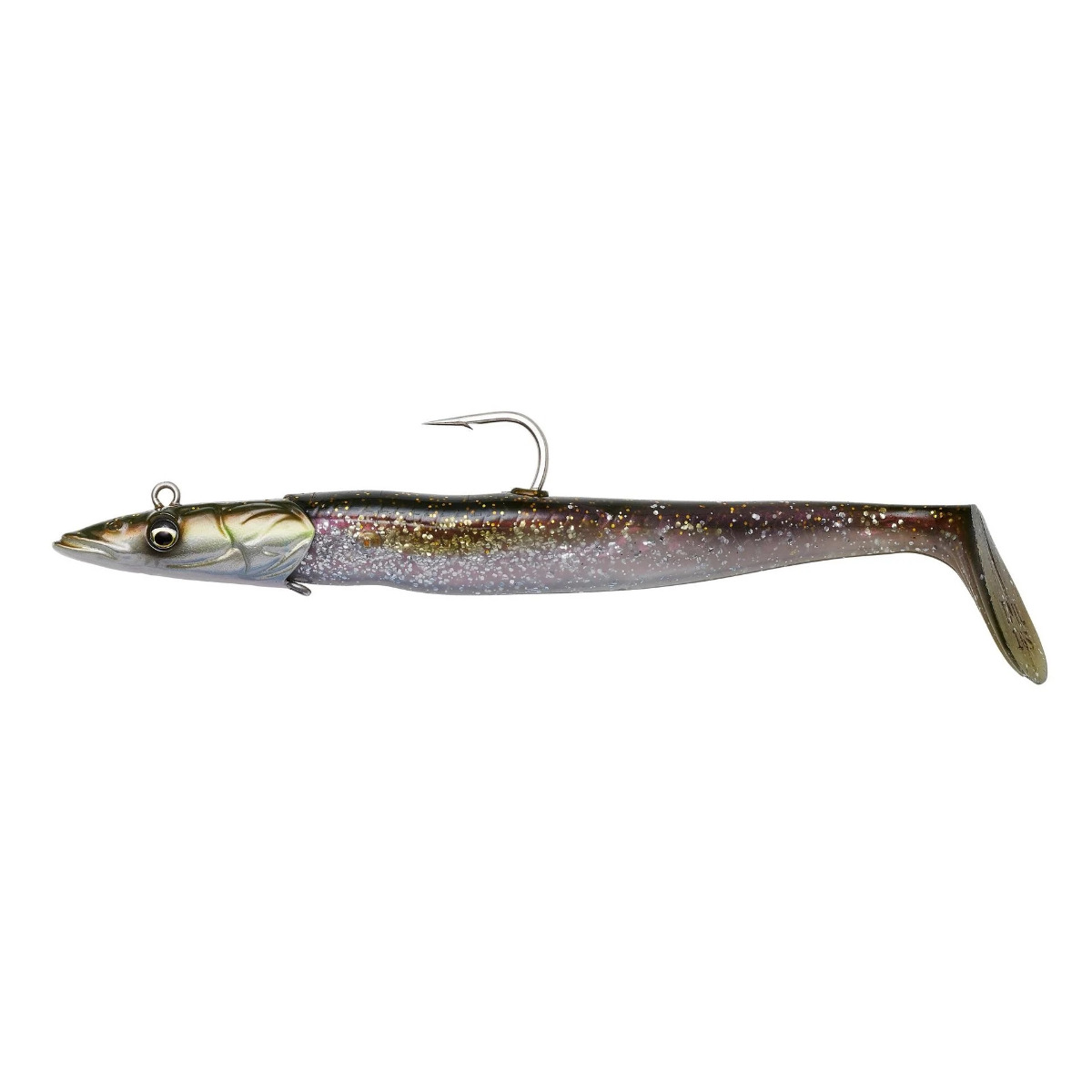 Savage Gear - Sandeel V2-Green Silver-12cm