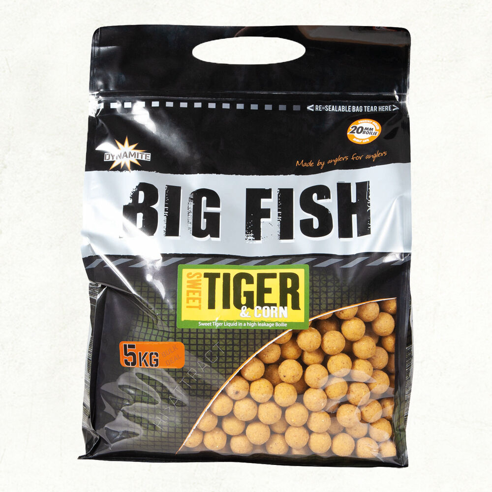 Dynamite Baits - Sweet Tiger & Corn Boilies - 15mm