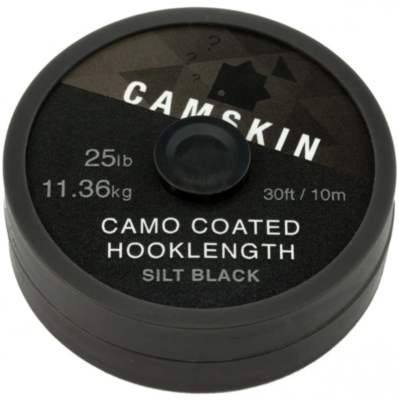 Thinking Anglers Black - Camskin Hooklength Camo Silt 25Lb