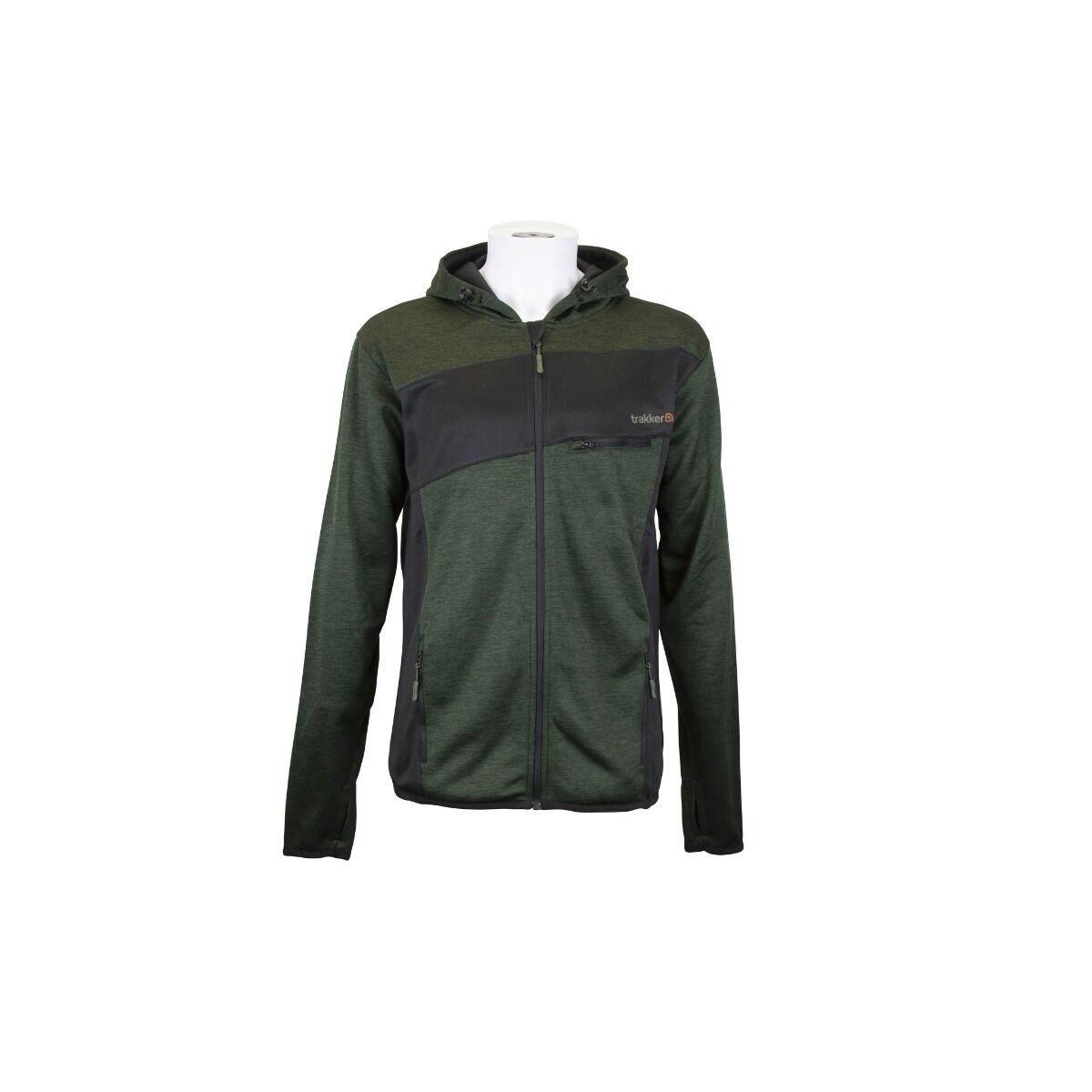 Trakker - Marl Fleece Back Hoodie-Xl