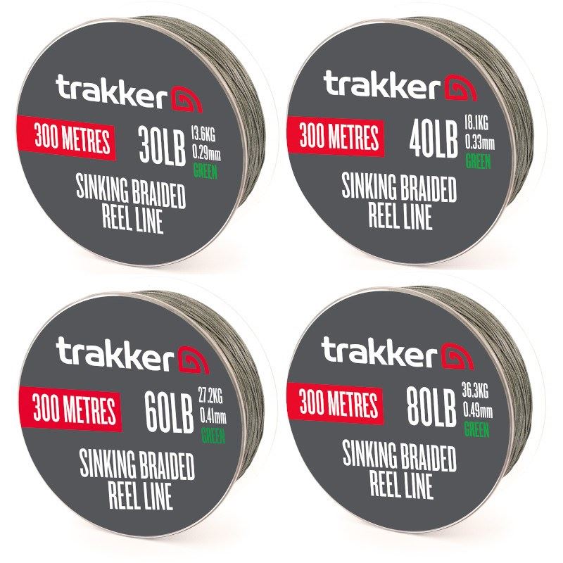 Trakker - Sinking Braid Reel Line - 300m