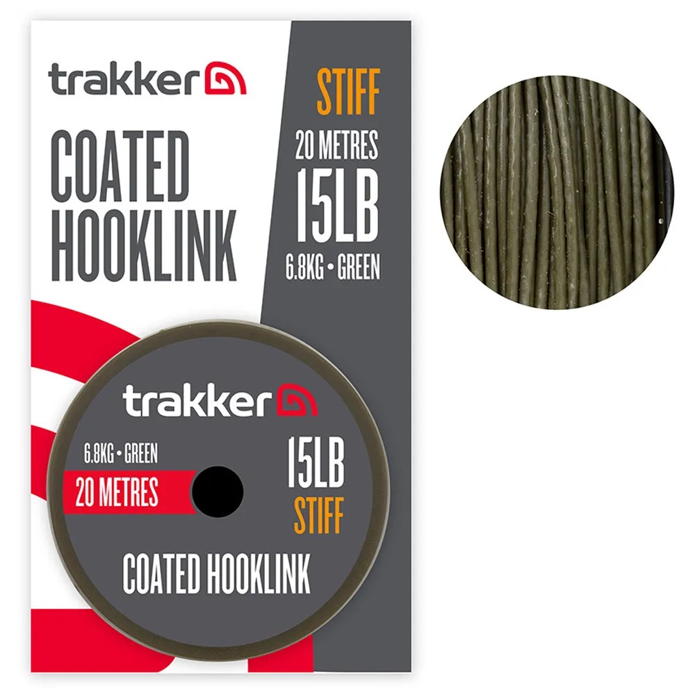 Trakker - Stiff Coated Hooklink - 20M-15Lb