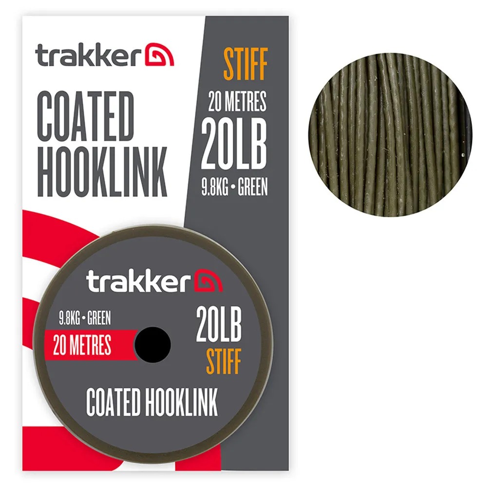 Trakker - Stiff Coated Hooklink - 20M-20Lb