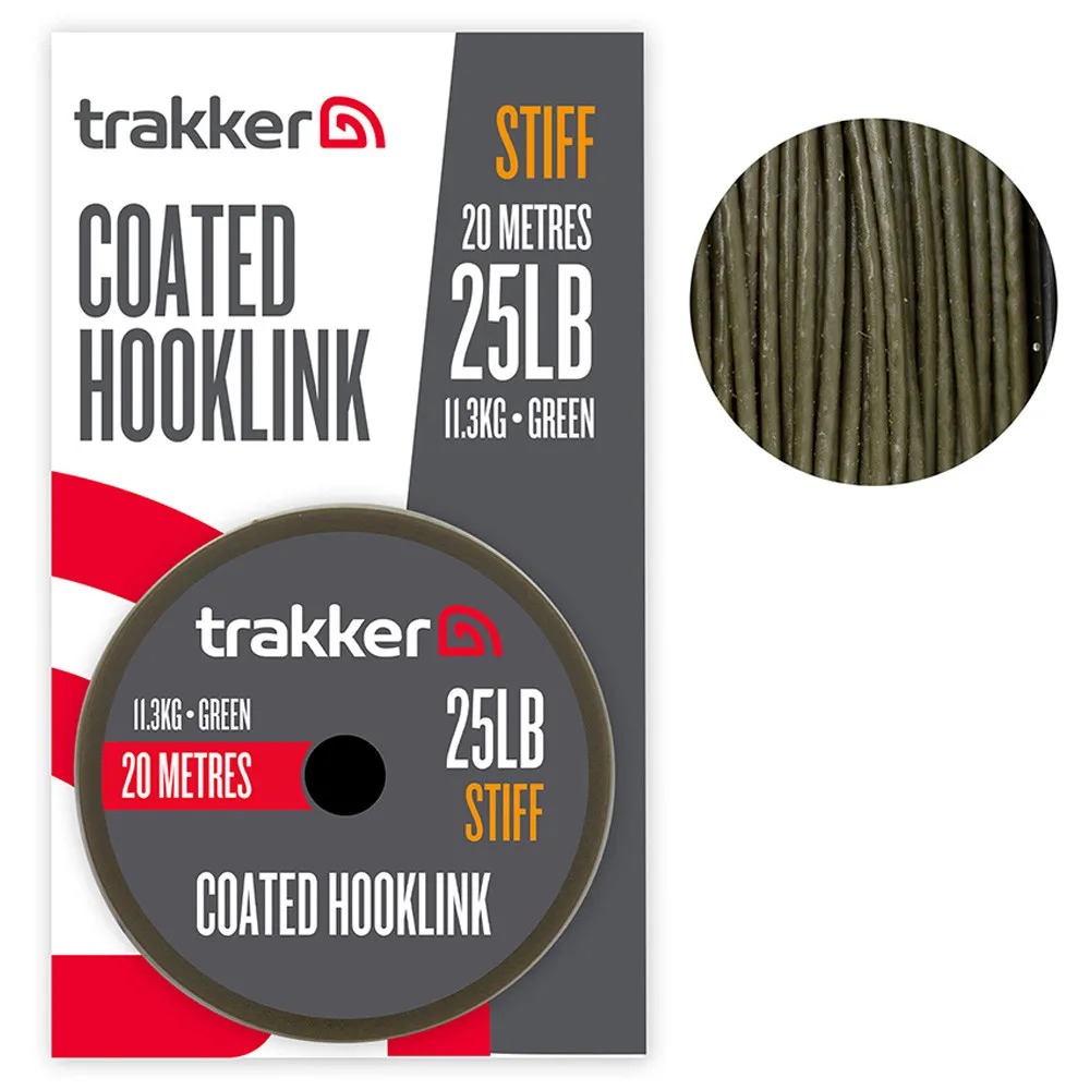 Trakker - Stiff Coated Hooklink - 20M-25Lb