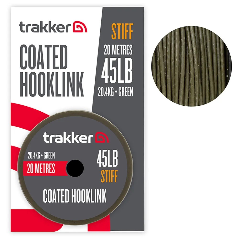 Trakker - Stiff Coated Hooklink - 20M-45Lb