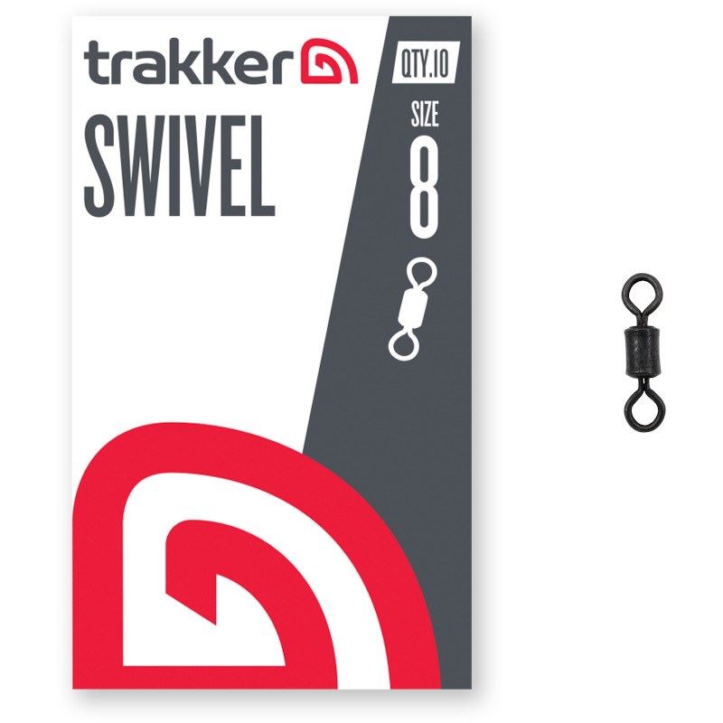 Trakker Black - Swivel Size 8