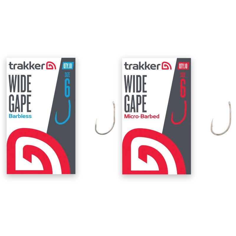 Trakker - Wide Gape Hooks-Micro Barbed-8