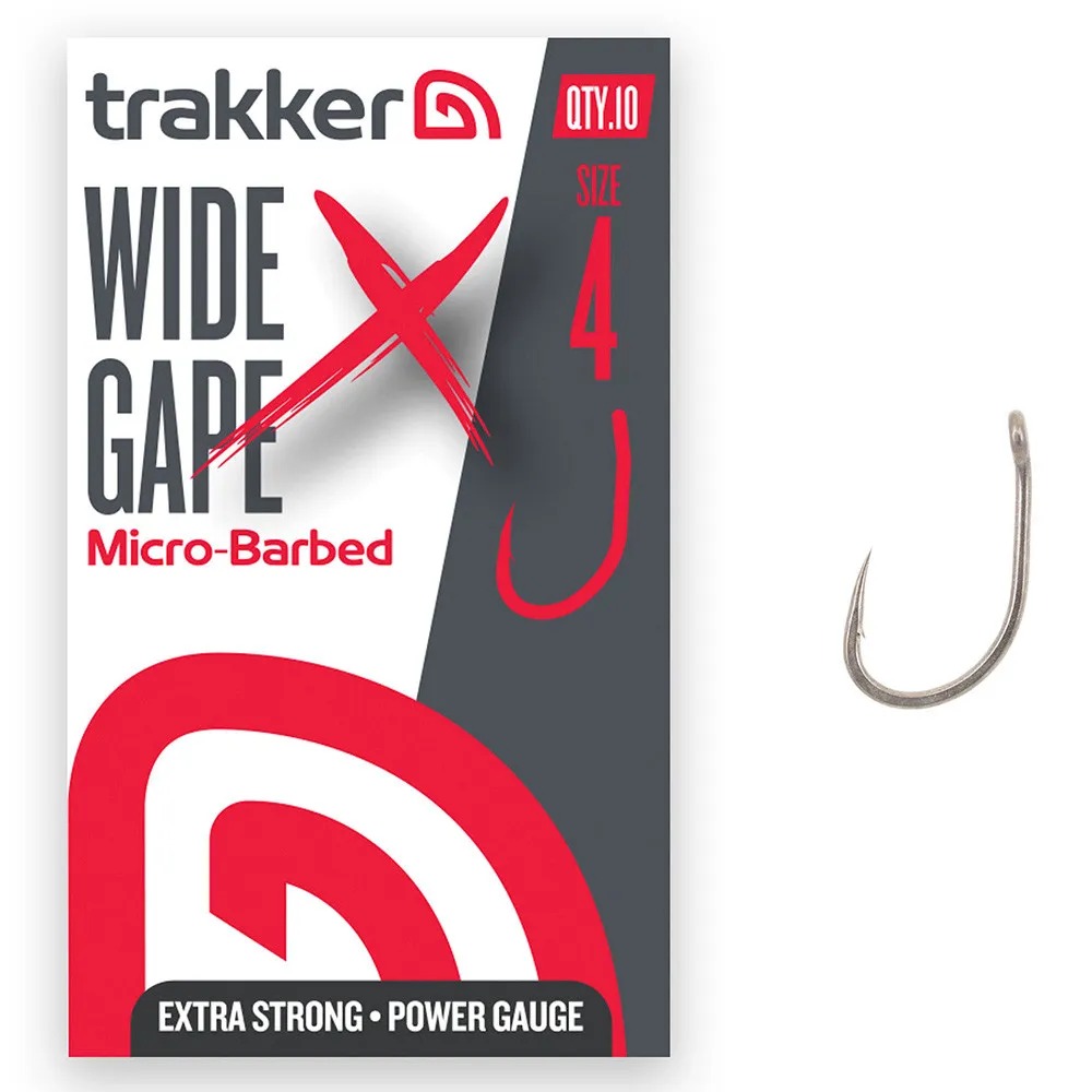 Trakker - Wide Gape Xs Hooks Micro Barbed-4