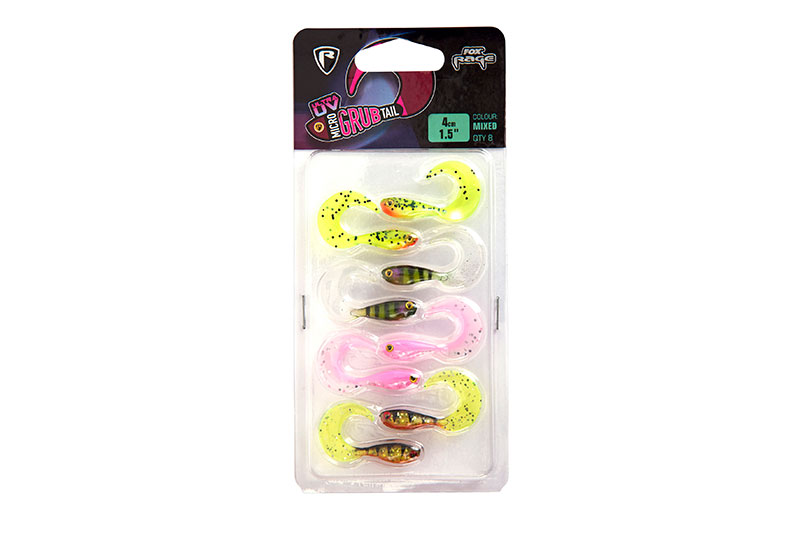 Fox Rage - UV Micro Grub Tail 4cm X 8pcs