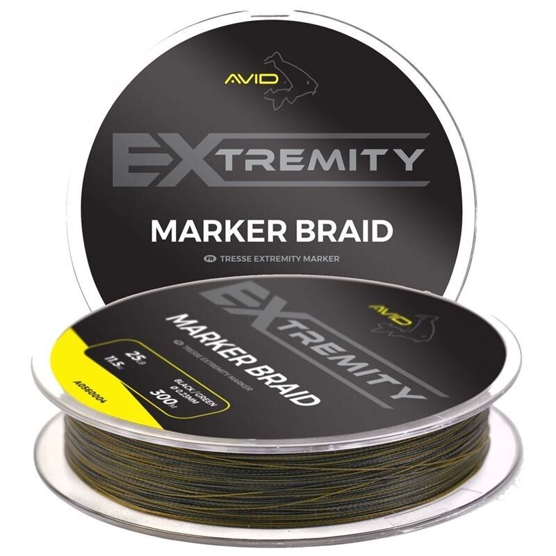 Avid Black - Extremity Marker Braid 25Lb 300M