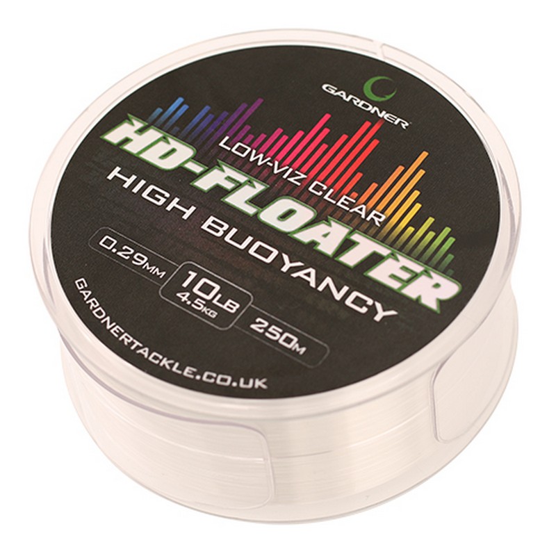 Gardner Light/Green - Hd Floater Line 250M - Clear-10Lb