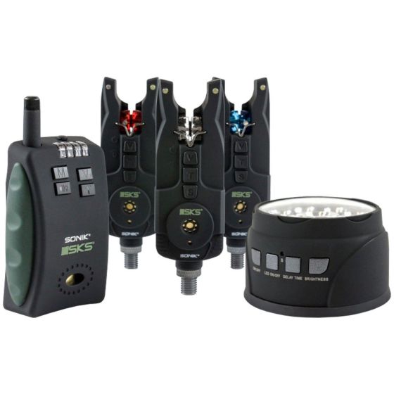 SONIK - SKS 3+1 BITE ALARM SET FREE LIGHT